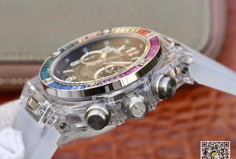 Hublot Big Bang Unico 411.JX.4802.RT Mechanical Watches 1:1 Best Edition Replica Watch Swiss ETA1242 Rubber Strap